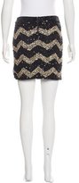 Thumbnail for your product : Alice + Olivia Embellished Mini Skirt w/ Tags