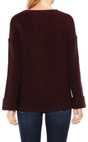 Thumbnail for your product : Vince Camuto Women's Wide Cuff V-Neck Ribbed Sweater