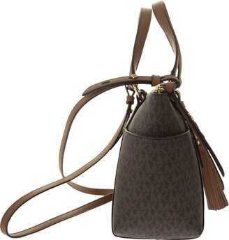 Buy Michael Kors Sullivan Small Logo Top-Zip Tote Bag, Brown Color Women