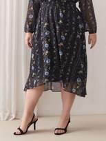 Thumbnail for your product : City Chic Floral Midi Wrap Dress