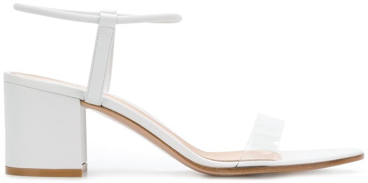 sandals with transparent strap