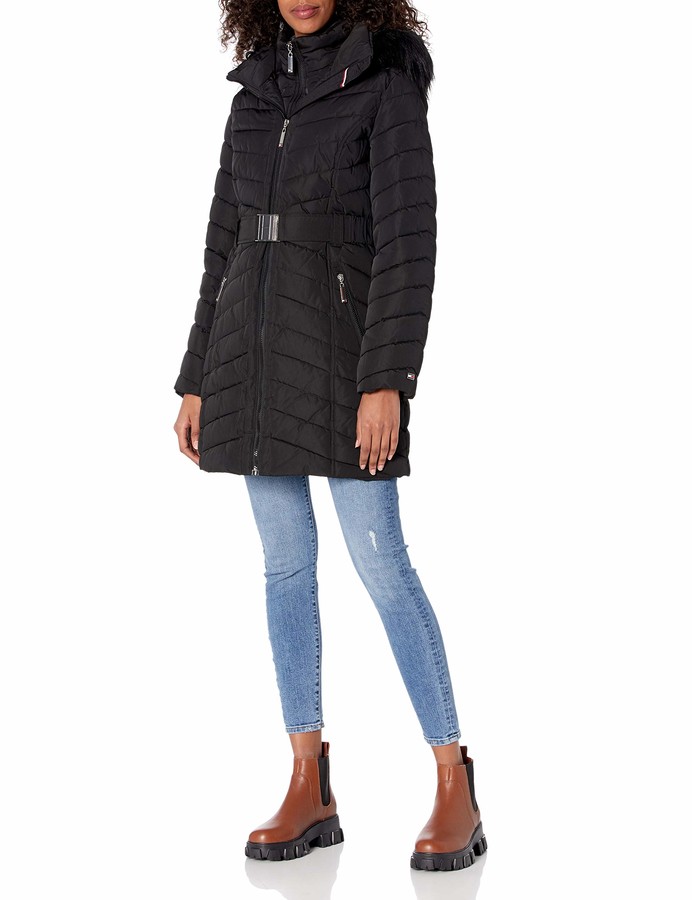 tommy hilfiger modern puffa coat
