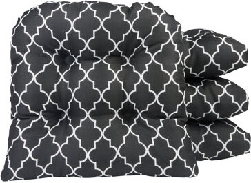 Winston Porter Non-Slip Dining Room And Kitchen Seat Cushions 15 X 15 X 3 Inches Set of 4