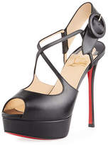 Thumbnail for your product : Christian Louboutin Hollandrive Platform Red Sole Pump