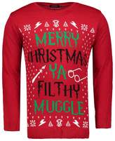 Thumbnail for your product : boohoo Merry Christmas Ya Filthy Muggle Jumper
