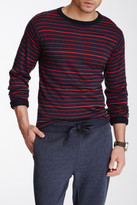 Thumbnail for your product : Relwen Jacquard Striped Crew Neck Sweater