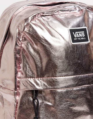 Vans Pep Squad backpack in rose gold