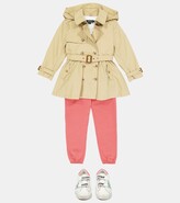 Thumbnail for your product : Polo Ralph Lauren Kids Hooded cotton trench coat