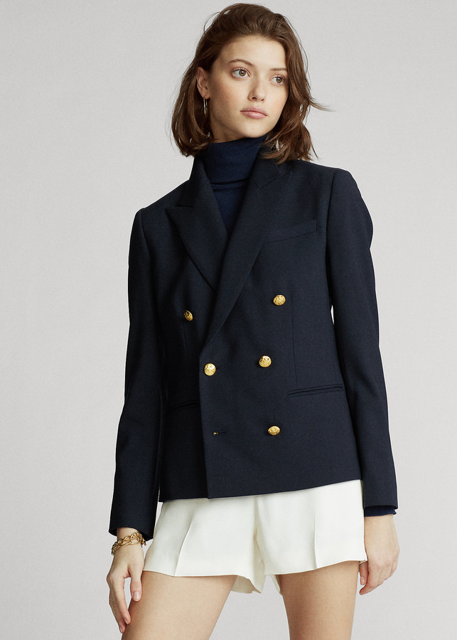 ralph lauren ladies navy blazer