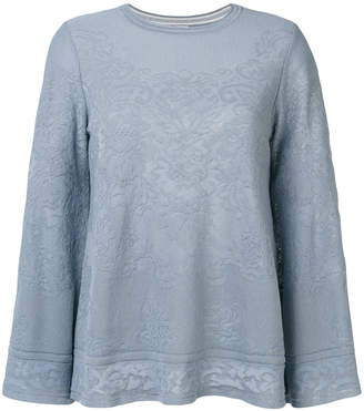 M Missoni floral knitted top