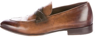 Tom Ford Antique Leather Penny Loafers