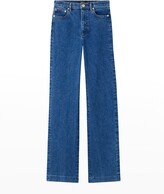 Thumbnail for your product : A.P.C. Spring High-Rise Straight-Leg Jeans