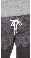 Thumbnail for your product : Monrow Lace Print Vintage Sweatpants