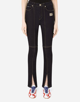 Thumbnail for your product : Dolce & Gabbana Stretch denim jeans with slits