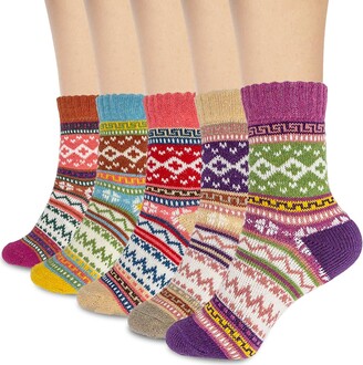 BluBell Ladies 5 Pack Nordic Socks