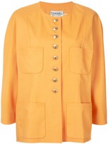 Thumbnail for your product : Chanel Pre Owned Collarless Slim-Fit Jacket