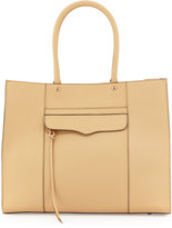 Thumbnail for your product : Rebecca Minkoff Faux-Saffiano MAB Tote Bag, Biscuit
