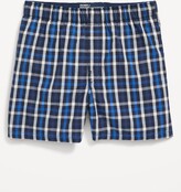 Thumbnail for your product : Old Navy Cotton Poplin Gingham Boxer Shorts for Boys