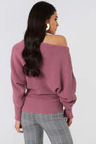 Thumbnail for your product : NA-KD Na Kd Off Shoulder Knitted Sweater Beige