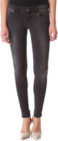 Thumbnail for your product : ANINE BING Double Zip Skinny Jeans