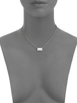 Thumbnail for your product : Ippolita Stella Mother-Of-Pearl, Clear Quartz, Diamond & Sterling Silver Octagon Pendant Necklace