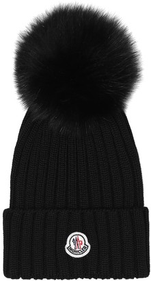 moncler fur hat
