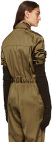 Thumbnail for your product : Dries Van Noten Brown Alpaca Long Gloves