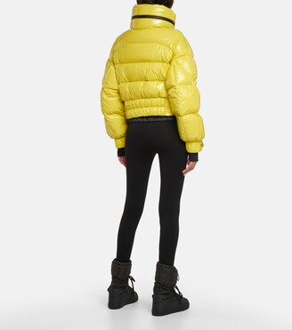 MONCLER GRENOBLE Plumel lacquered nylon down jacket