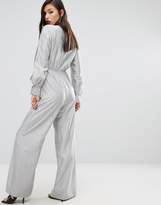 Thumbnail for your product : Style Stalker Stylestalker Wide Leg Jumpsuit With Split Sleeves