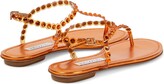 Thumbnail for your product : Aquazzura Tequila leather thong sandals