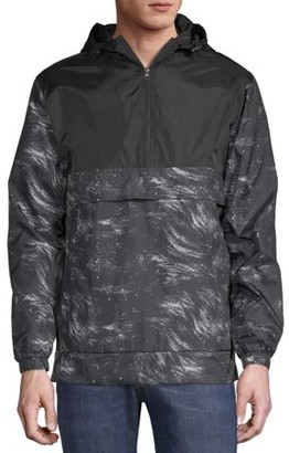 PNW Promonade Young Men's Half Zip Printed Jacket, up to Size 2XL