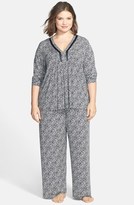 Thumbnail for your product : Midnight by Carole Hochman 'Restful Mornings' Pajamas (Plus Size)