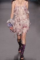 Thumbnail for your product : Anna Sui Printed silk-blend chiffon mini dress
