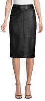 Thumbnail for your product : BOSS Selrita Leather Pencil Skirt