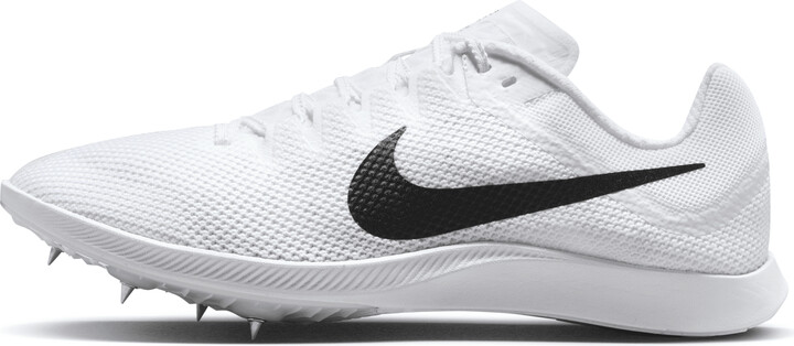 Nike Men's Zoom Rival Distance Track & Field Distance Spikes in White | FZ9653-100