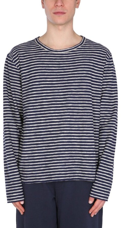 mens striped sweatshirt