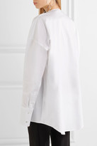 Thumbnail for your product : Chalayan Oversized Cotton-poplin Shirt - White