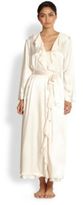 Thumbnail for your product : Oscar de la Renta Sleepwear Ruffled Robe