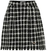 Thumbnail for your product : Valentino tweed wool-blend miniskirt