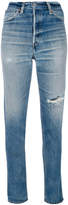 Thumbnail for your product : RE/DONE distressed skinny jeans