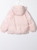 Thumbnail for your product : Kenzo Kids Logo-Print Hooded Puffer Jacket