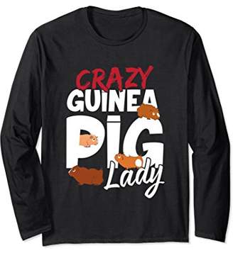Crazy Guinea Pig Lady Long Sleeve T-Shirt