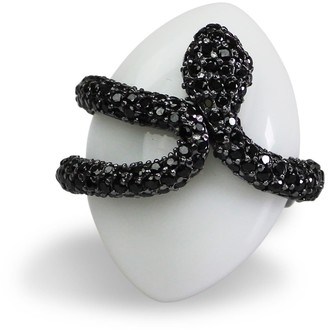 Fashion Look Featuring Black Diamond Rings and Aurélie Bidermann Rings ...