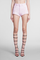 Shorts In Rose-pink Cotton 