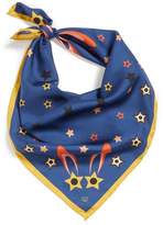 Thumbnail for your product : MCM Star-Eyed Bunny Silk Scarf