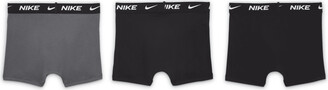 Nike Big Kids' Boxer Briefs (3-Pack) in Black