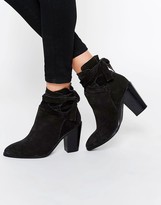 ASOS ELISHIA Suede Slouch Ankle Boots - ShopStyle