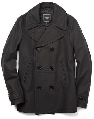 Todd Snyder Bowery Leather Peacoat