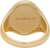 Thumbnail for your product : Yvonne Léon Gold & Green Oval Signet Ring