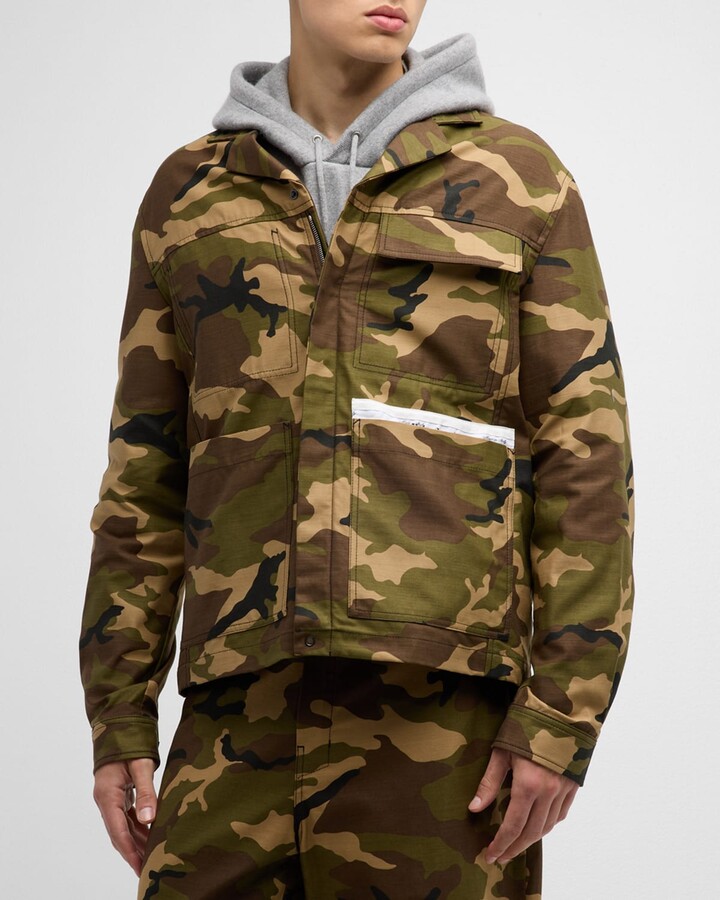 Palm Angels Men's Sartorial Tape Camouflage Utility Jacket ShopStyle